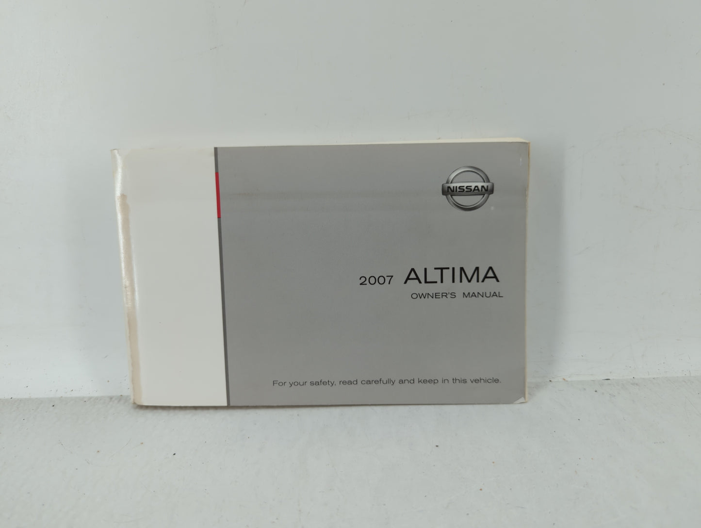 2007 Nissan Altima Owners Manual Book Guide OEM Used Auto Parts - Oemusedautoparts1.com