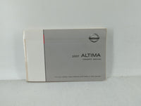 2007 Nissan Altima Owners Manual Book Guide OEM Used Auto Parts - Oemusedautoparts1.com