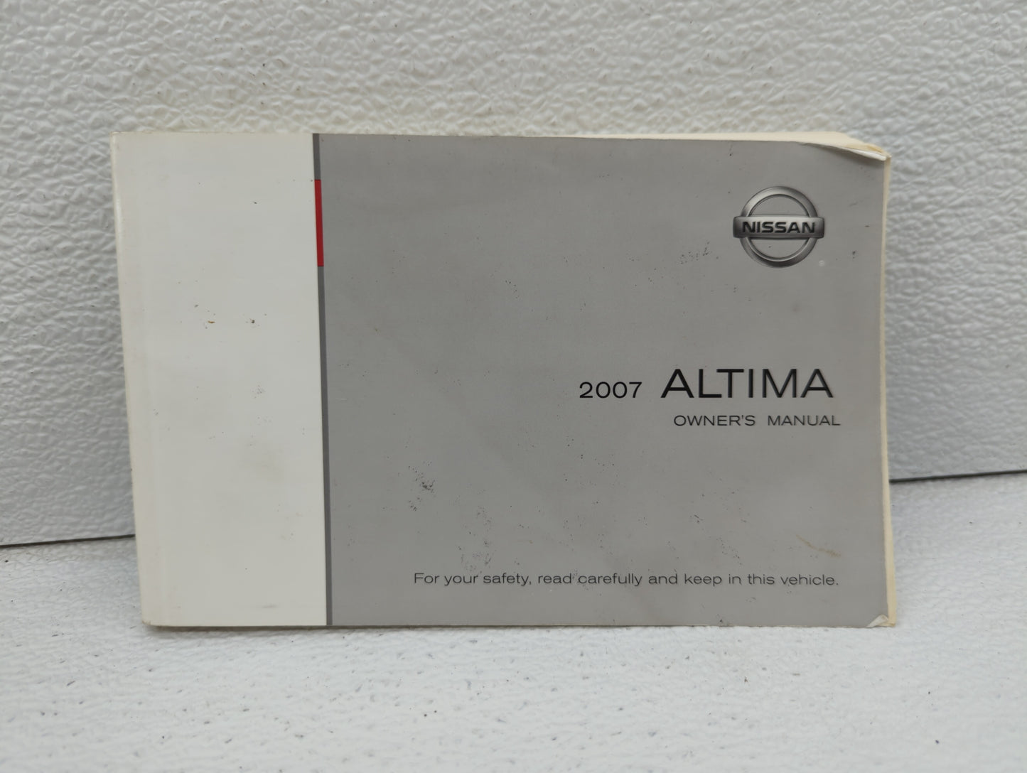 2007 Nissan Altima Owners Manual Book Guide OEM Used Auto Parts - Oemusedautoparts1.com