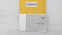 2007 Nissan Altima Owners Manual Book Guide OEM Used Auto Parts - Oemusedautoparts1.com