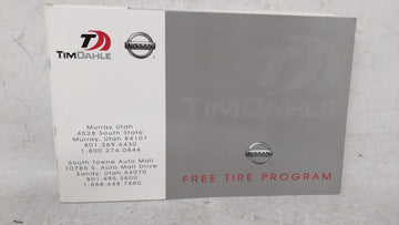 2007 Nissan Altima Owners Manual Book Guide OEM Used Auto Parts