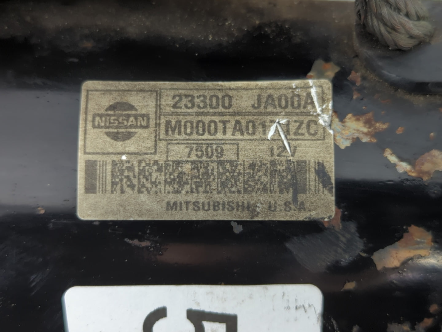 2007-2013 Nissan Altima Car Starter Motor Solenoid OEM P/N:23300 JA00A Fits Fits 2007 2008 2009 2010 2011 2012 2013 OEM Used