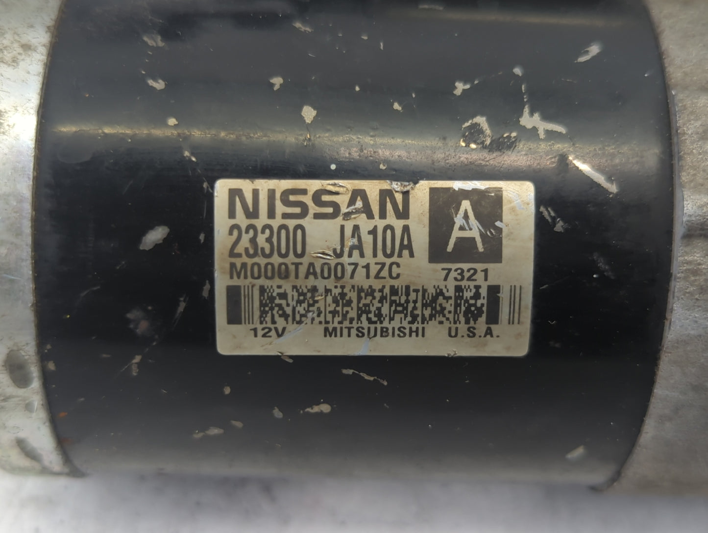 2007 Nissan Altima Car Starter Motor Solenoid OEM P/N:M000TA0071ZC 23300 JA10A Fits OEM Used Auto Parts - Oemusedautoparts1.