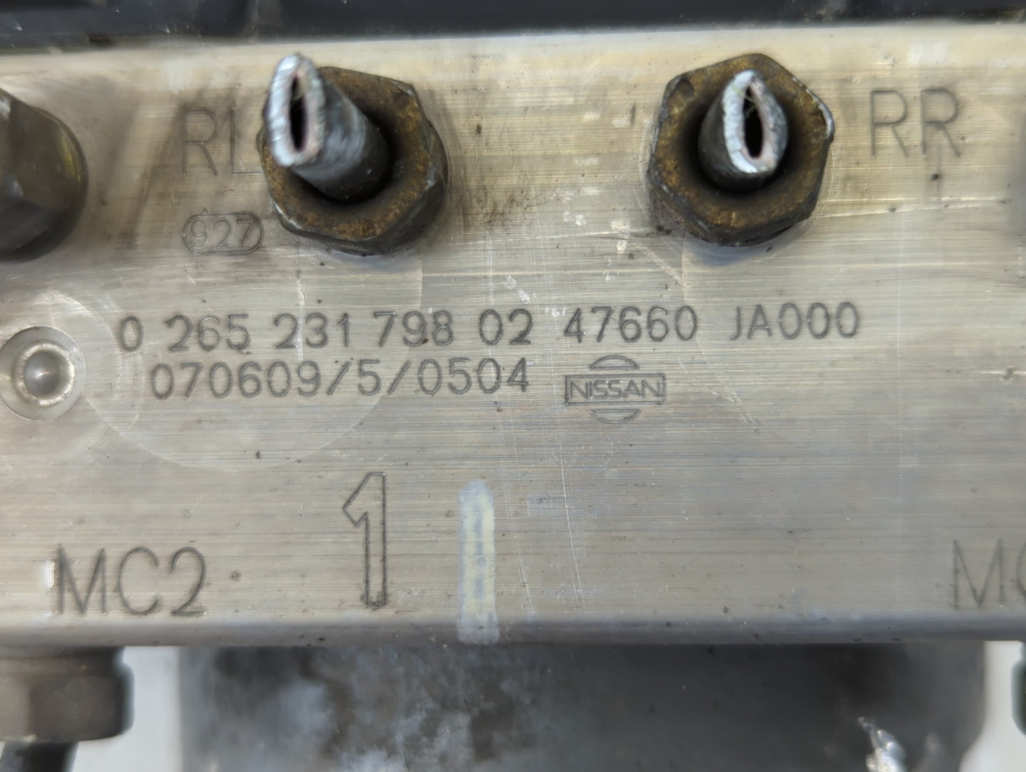 2007-2009 Nissan Altima ABS Pump Control Module Replacement P/N:47660 JA000 0 265 231 798 02 Fits Fits 2007 2008 2009 OEM Us