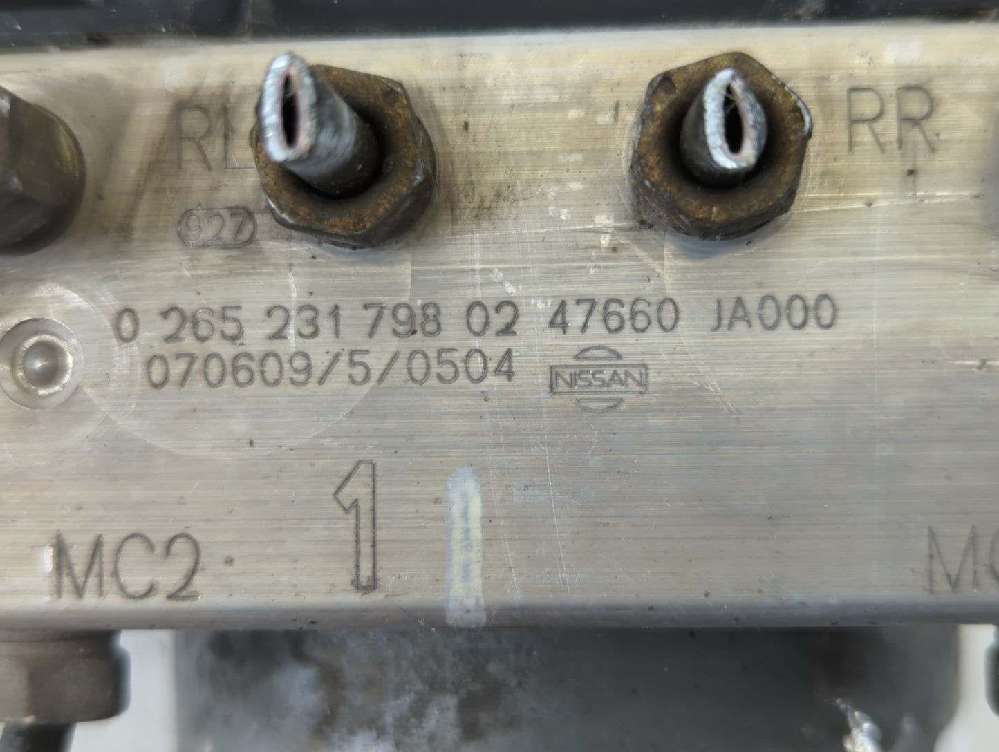 2007-2009 Nissan Altima ABS Pump Control Module Replacement P/N:47660 JA000 0 265 231 798 02 Fits Fits 2007 2008 2009 OEM Us