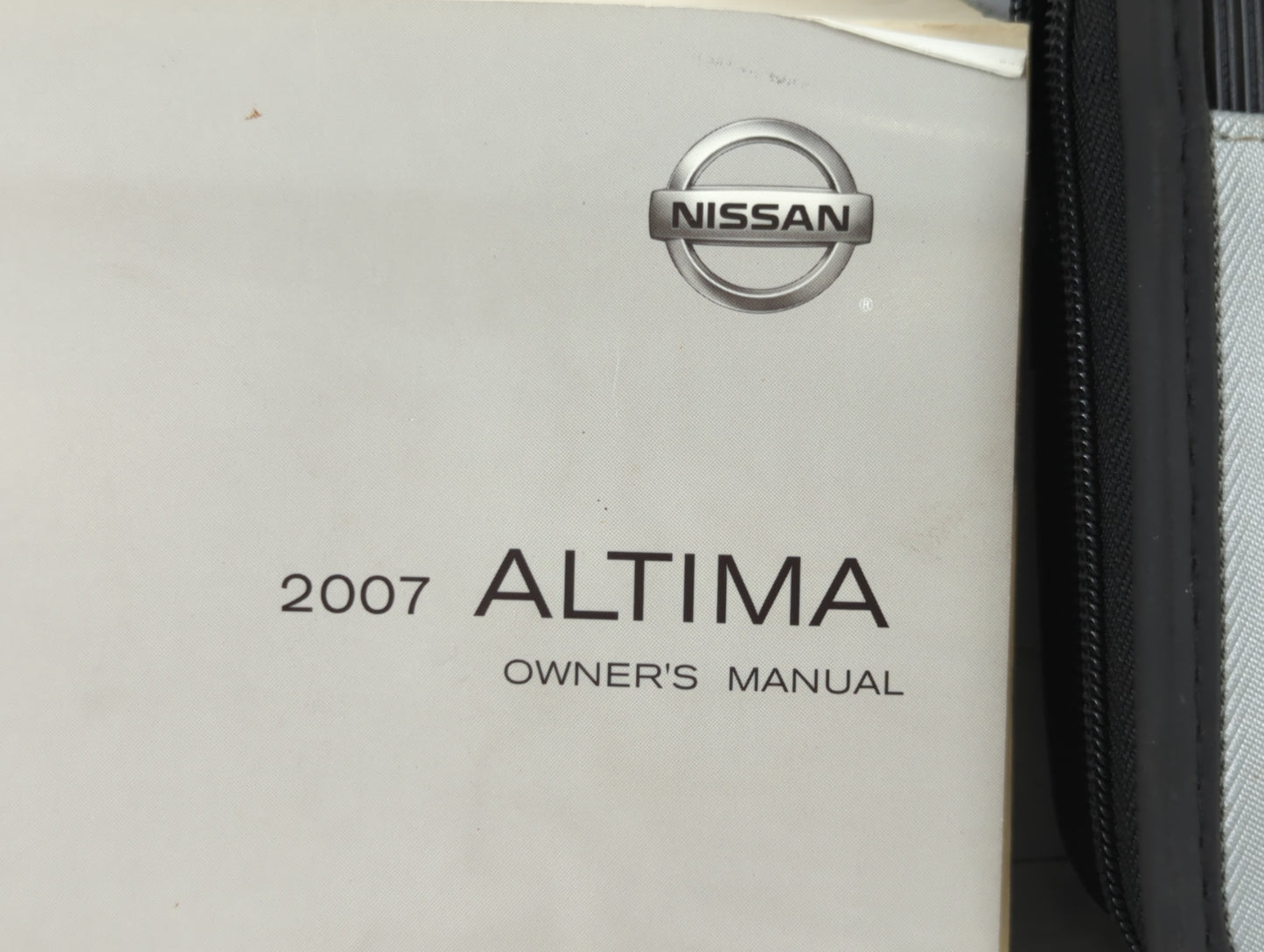 2007 Nissan Altima Owners Manual Book Guide OEM Used Auto Parts - Oemusedautoparts1.com