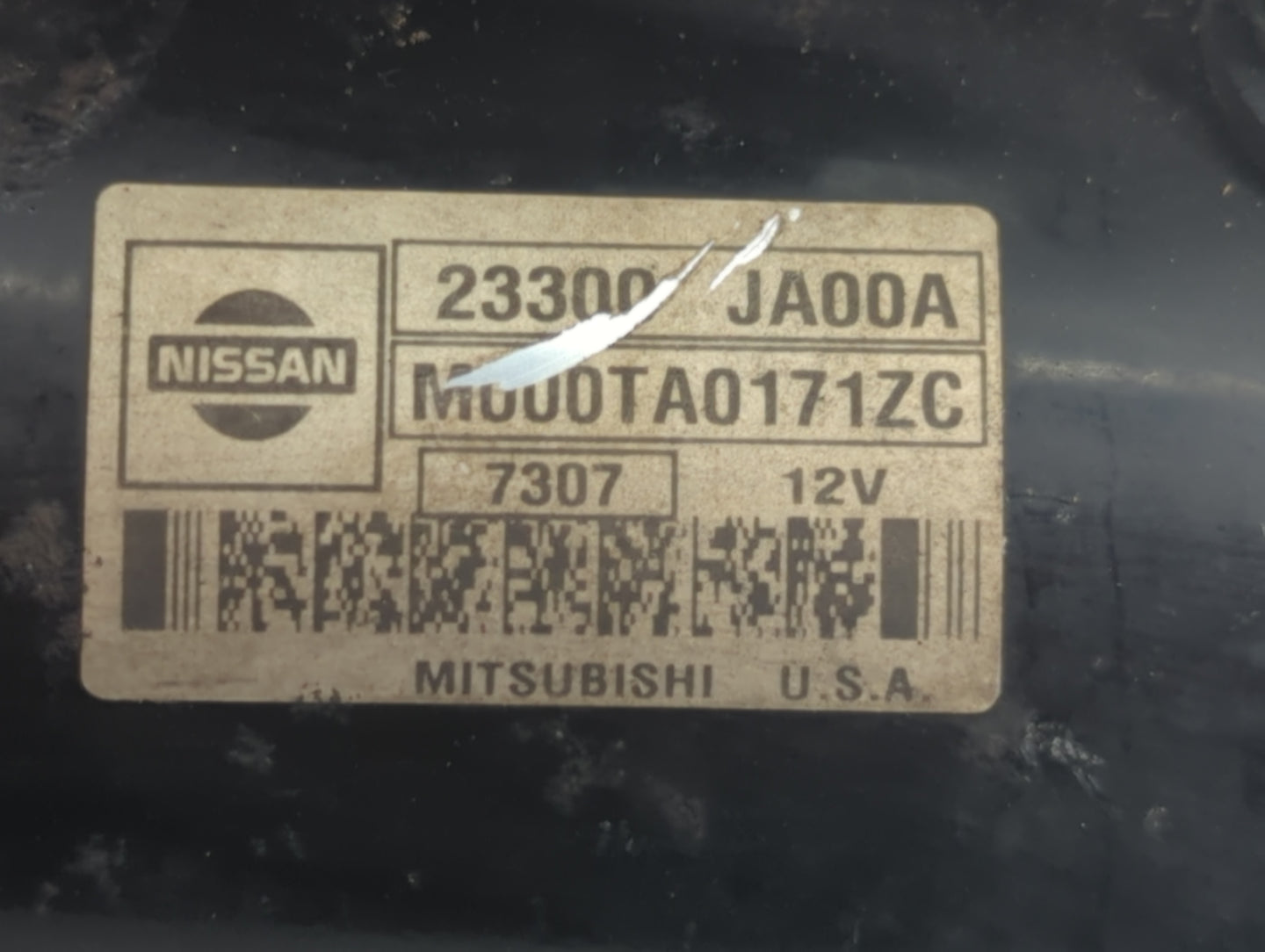 2007-2013 Nissan Altima Car Starter Motor Solenoid OEM P/N:23300 JA00A Fits Fits 2007 2008 2009 2010 2011 2012 2013 OEM Used