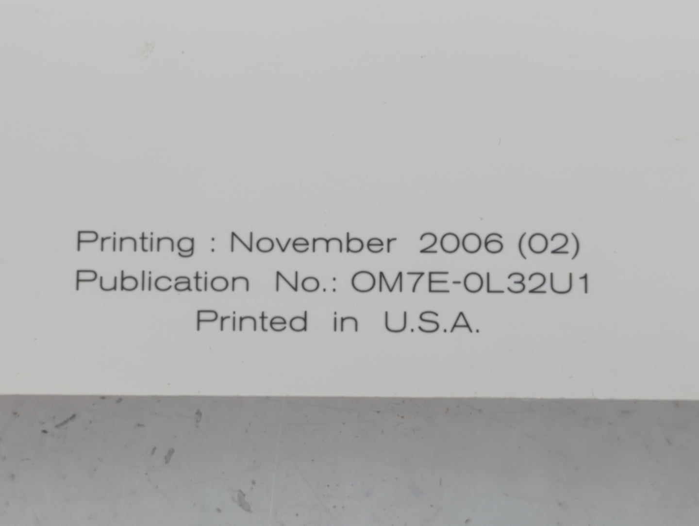 2007 Nissan Altima Owners Manual Book Guide P/N:OM7E-0L32U1 OEM Used Auto Parts - Oemusedautoparts1.com