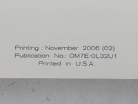 2007 Nissan Altima Owners Manual Book Guide P/N:OM7E-0L32U1 OEM Used Auto Parts - Oemusedautoparts1.com