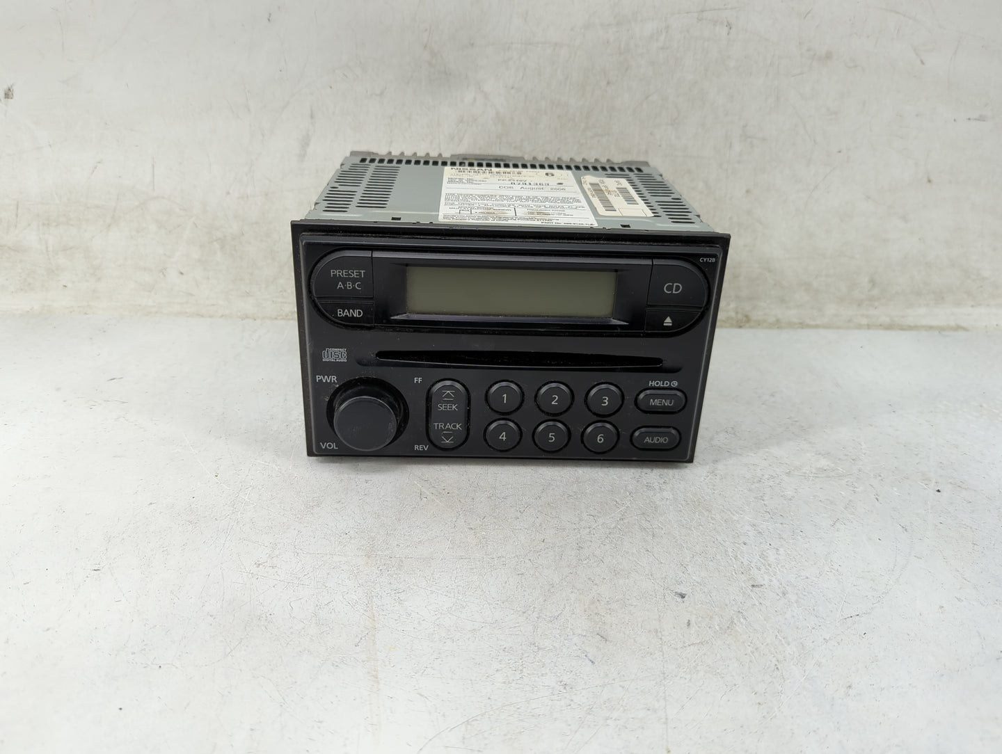 2005-2008 Nissan Frontier Radio AM FM Cd Player Receiver Replacement P/N:28185EA001 PP-2449V Fits Fits 2005 2006 2007 2008 O
