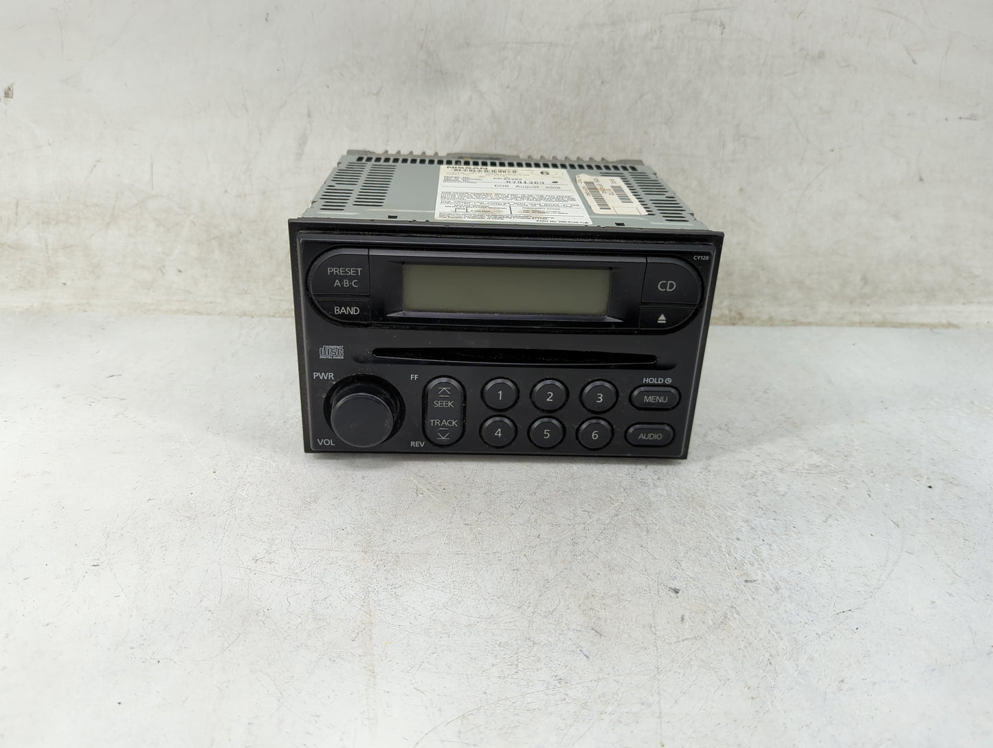 2005-2008 Nissan Frontier Radio AM FM Cd Player Receiver Replacement P/N:28185EA001 PP-2449V Fits Fits 2005 2006 2007 2008 O