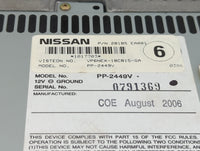 2005-2008 Nissan Frontier Radio AM FM Cd Player Receiver Replacement P/N:28185EA001 PP-2449V Fits Fits 2005 2006 2007 2008 O