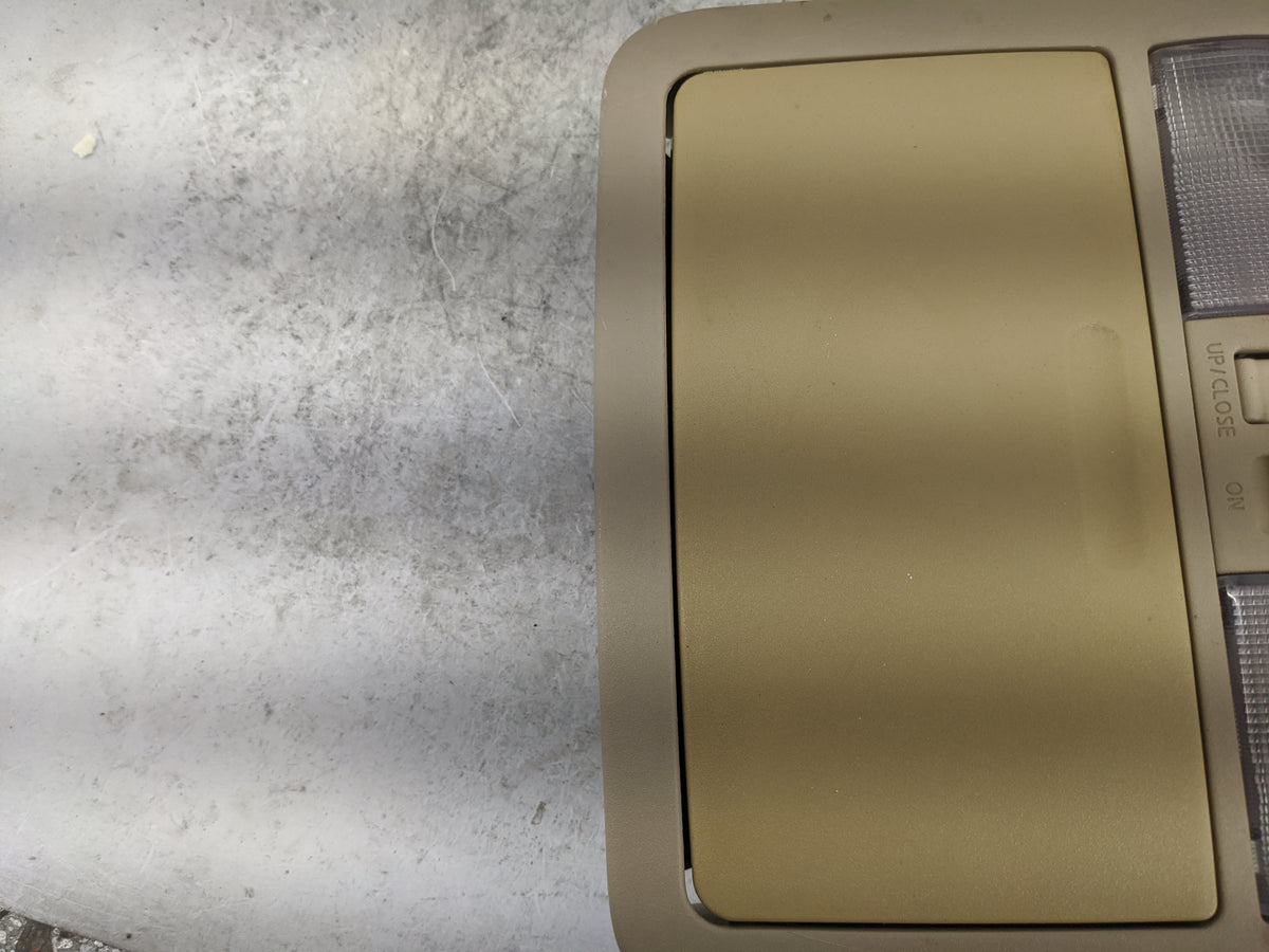 2007-2013 Nissan Frontier Overhead Console W/rear Climate Control Tan - Oemusedautoparts1.com