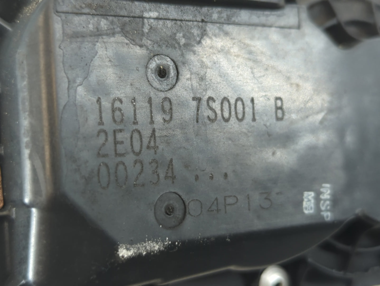 2005-2012 Nissan Frontier Throttle Body P/N:16119 7S001 A 16119 7S001 B Fits OEM Used Auto Parts - Oemusedautoparts1.com