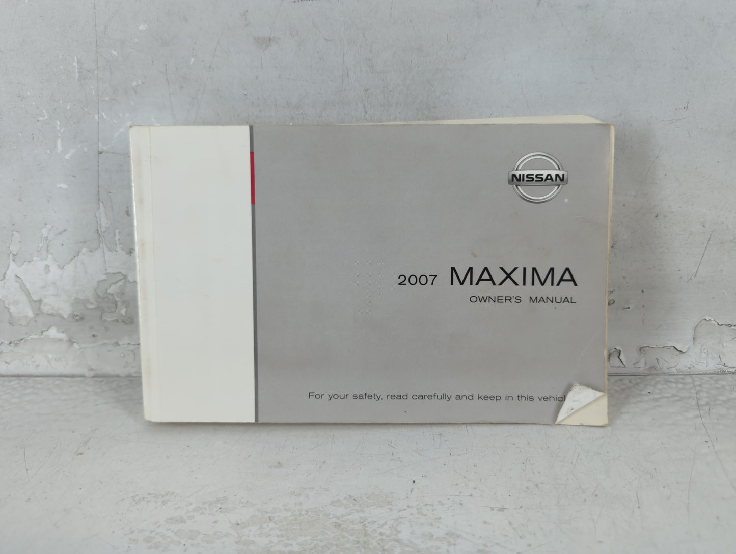 2007 Nissan Maxima Owners Manual Book Guide P/N:OM7E-0A34U0 OEM Used Auto Parts - Oemusedautoparts1.com