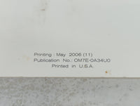 2007 Nissan Maxima Owners Manual Book Guide P/N:OM7E-0A34U0 OEM Used Auto Parts - Oemusedautoparts1.com