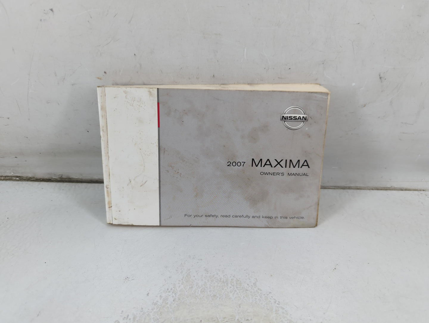 2007 Nissan Maxima Owners Manual Book Guide P/N:OM7E-0A34U0 OEM Used Auto Parts - Oemusedautoparts1.com