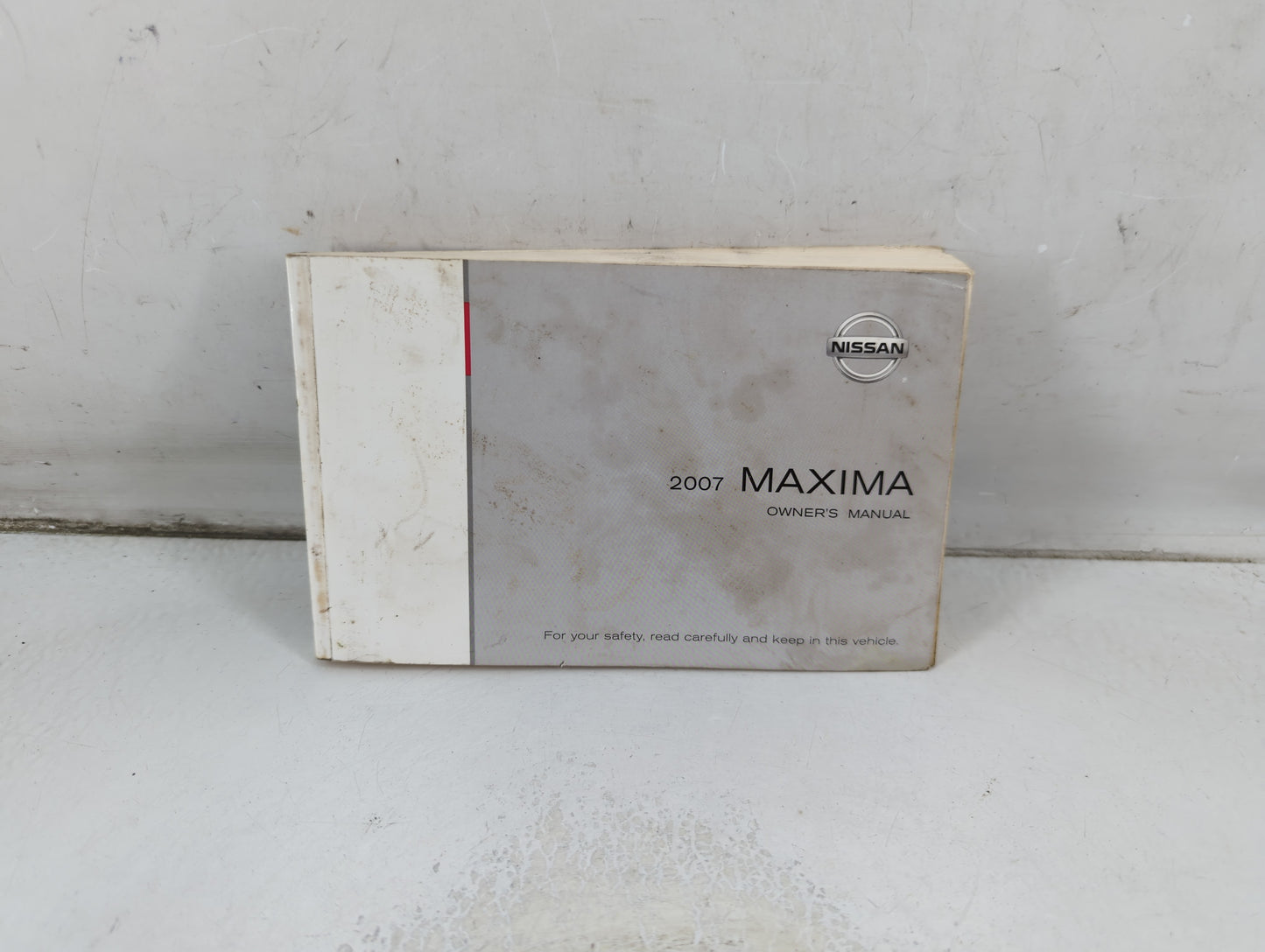 2007 Nissan Maxima Owners Manual Book Guide P/N:OM7E-0A34U0 OEM Used Auto Parts - Oemusedautoparts1.com