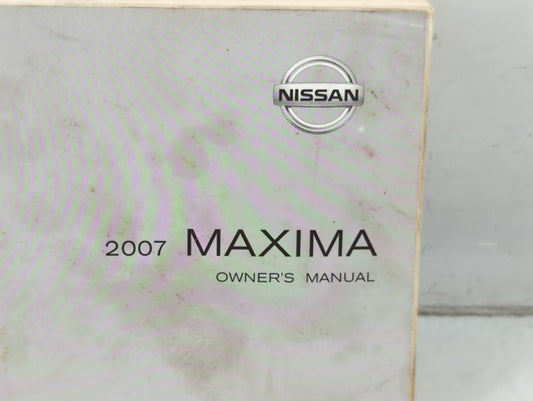 2007 Nissan Maxima Owners Manual Book Guide P/N:OM7E-0A34U0 OEM Used Auto Parts