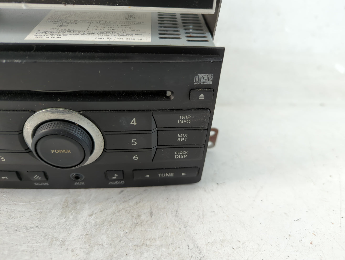 2007 Nissan Maxima Radio AM FM Cd Player Receiver Replacement P/N:28185 ZK30A Fits OEM Used Auto Parts - Oemusedautoparts1.c