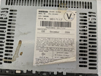 2007 Nissan Maxima Radio AM FM Cd Player Receiver Replacement P/N:28185 ZK30A Fits OEM Used Auto Parts - Oemusedautoparts1.c