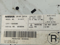 2007-2008 Nissan Maxima Radio AM FM Cd Player Receiver Replacement P/N:28185 ZK31A Fits Fits 2007 2008 OEM Used Auto Parts -