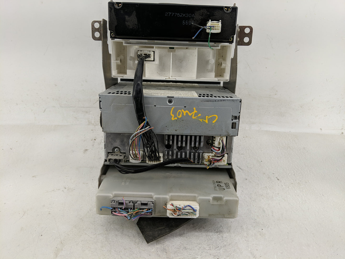 2007-2008 Nissan Maxima Radio AM FM Cd Player Receiver Replacement P/N:28185 ZK31A Fits Fits 2007 2008 OEM Used Auto Parts -