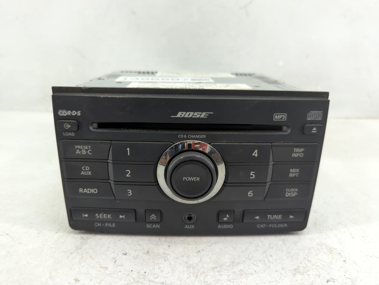 2007 Nissan Maxima Radio AM FM Cd Player Receiver Replacement P/N:28185 ZK31A Fits OEM Used Auto Parts - Oemusedautoparts1.c