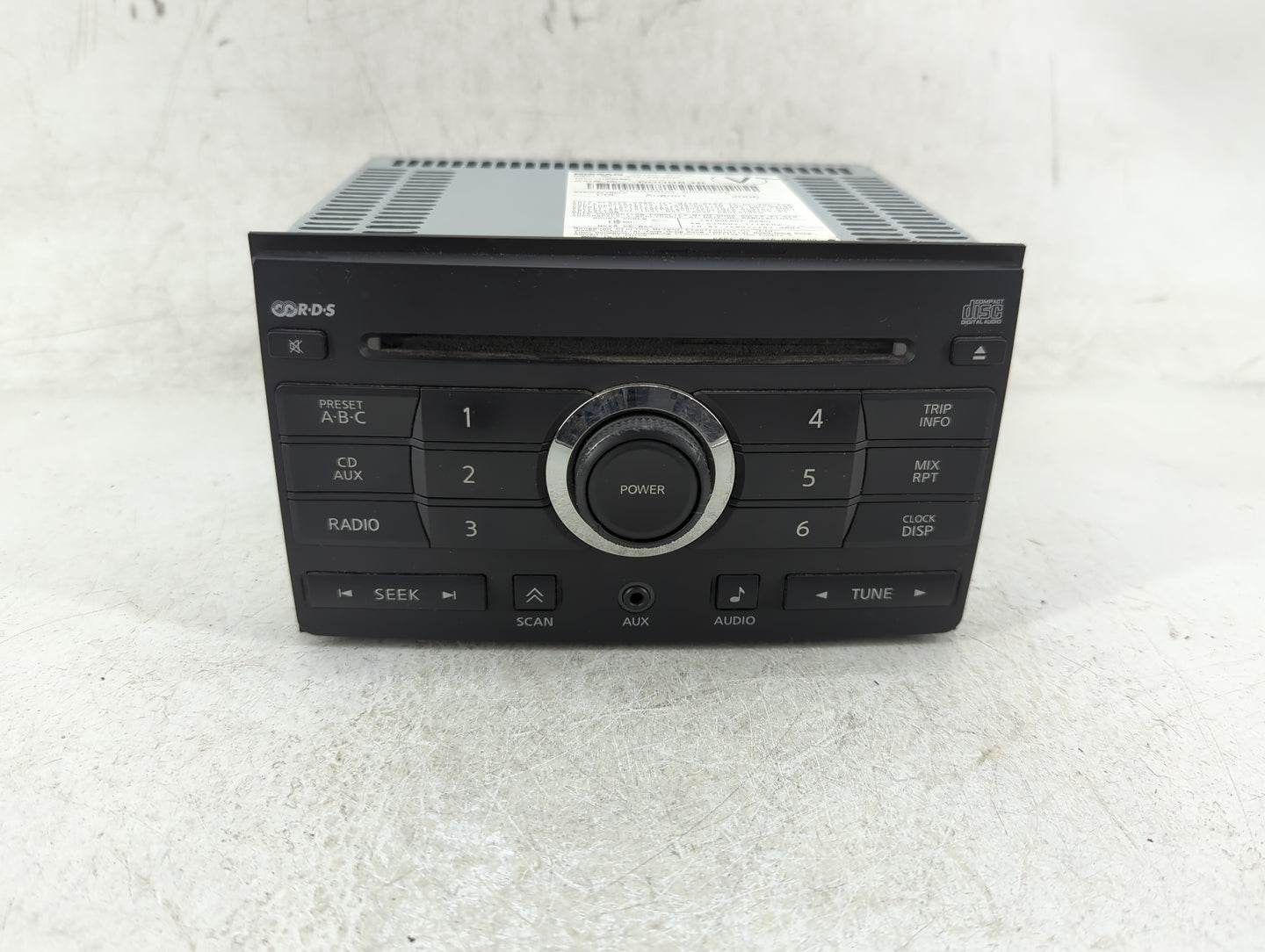 2007 Nissan Maxima Radio AM FM Cd Player Receiver Replacement P/N:28185 ZK30A Fits OEM Used Auto Parts - Oemusedautoparts1.c
