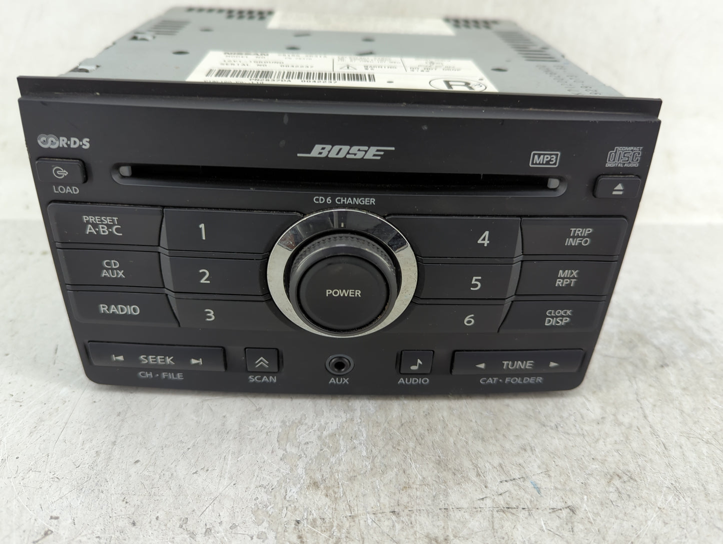 2007 Nissan Maxima Radio AM FM Cd Player Receiver Replacement P/N:28185 ZK31A Fits OEM Used Auto Parts - Oemusedautoparts1.c