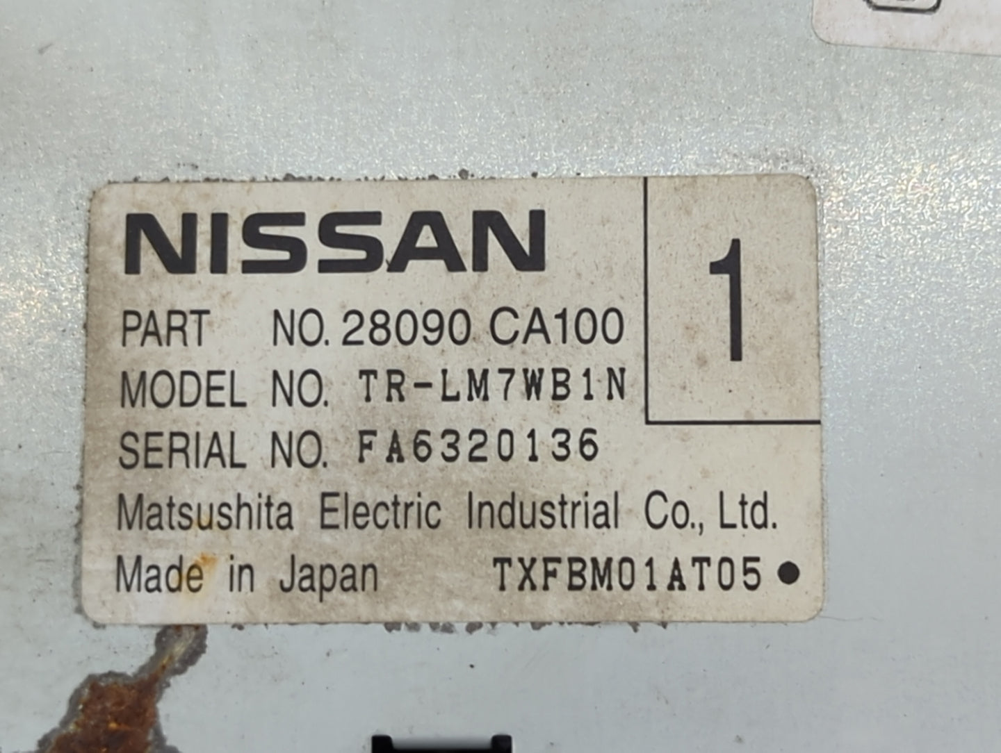 2007 Nissan Maxima Information Display Screen - Oemusedautoparts1.com