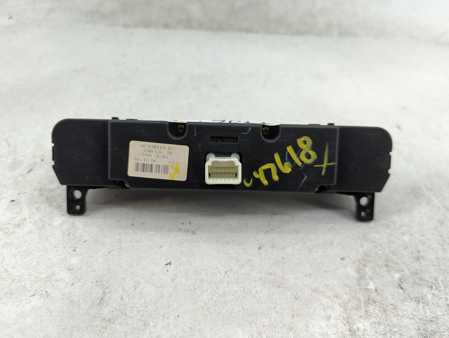 2007-2008 Nissan Maxima Climate Control Module Temperature AC/Heater Replacement P/N:27500 zk30a Fits Fits 2007 2008 OEM Use