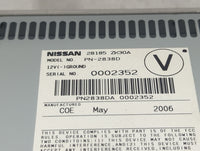 2007 Nissan Maxima Radio AM FM Cd Player Receiver Replacement P/N:28185 ZK30A PN-2838D, PN2838DA Fits OEM Used Auto Parts - 