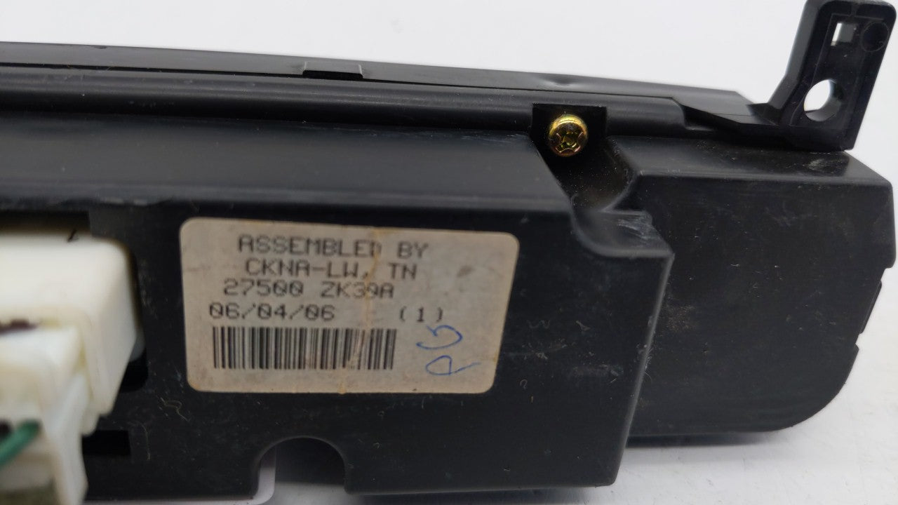 2007-2008 Nissan Maxima Climate Control Module Temperature AC/Heater Replacement P/N:27500-ZK30A Fits Fits 2007 2008 OEM Use