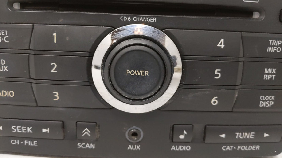 2007-2007 Nissan Maxima Am Fm Cd Player Radio Receiver 184653 - Oemusedautoparts1.com
