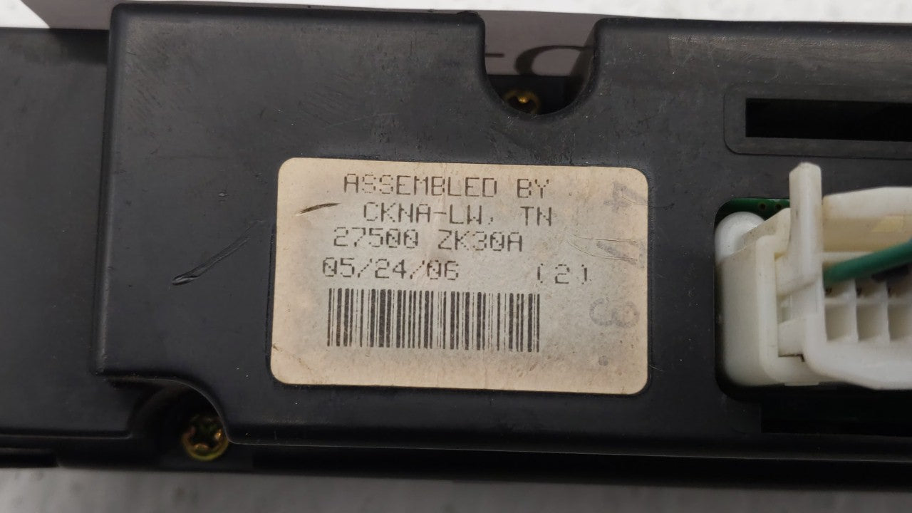 2007-2008 Nissan Maxima Climate Control Module Temperature AC/Heater Replacement P/N:27500-ZK30A Fits Fits 2007 2008 OEM Use