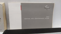 2007 Nissan Maxima Owners Manual Book Guide OEM Used Auto Parts - Oemusedautoparts1.com