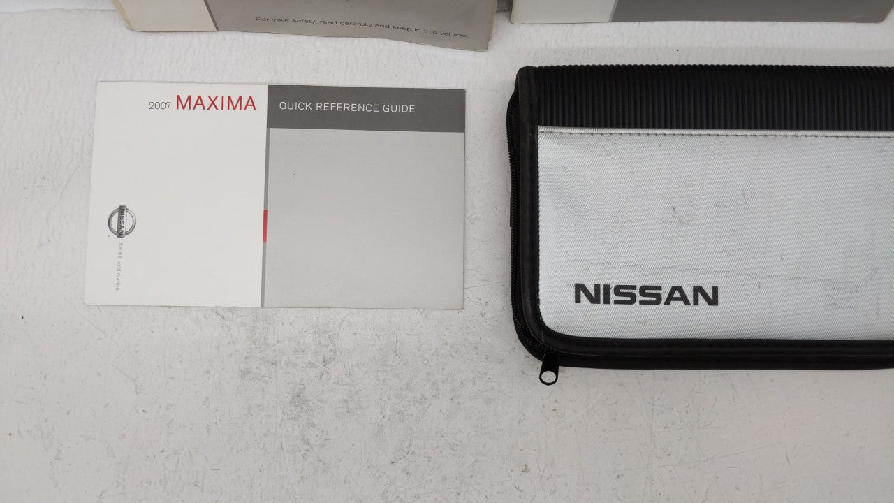 2007 Nissan Maxima Owners Manual Book Guide OEM Used Auto Parts - Oemusedautoparts1.com