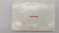 2007 Nissan Maxima Owners Manual Book Guide OEM Used Auto Parts - Oemusedautoparts1.com