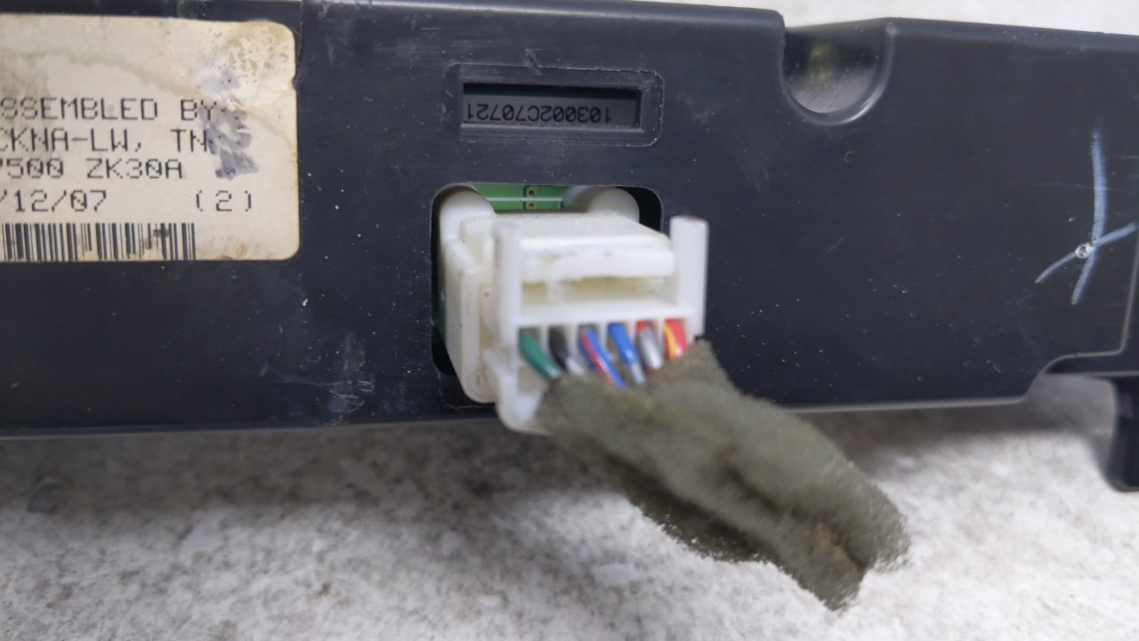 2007-2008 Nissan Maxima Climate Control Module Temperature AC/Heater Replacement P/N:27500 ZK30A Fits Fits 2007 2008 OEM Use