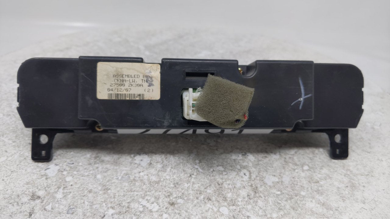 2007-2008 Nissan Maxima Climate Control Module Temperature AC/Heater Replacement P/N:27500 ZK30A Fits Fits 2007 2008 OEM Use