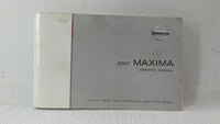 2007 Nissan Maxima Owners Manual Book Guide OEM Used Auto Parts - Oemusedautoparts1.com