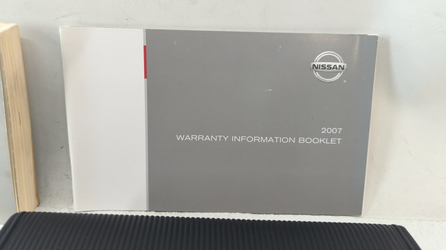 2007 Nissan Maxima Owners Manual Book Guide OEM Used Auto Parts - Oemusedautoparts1.com