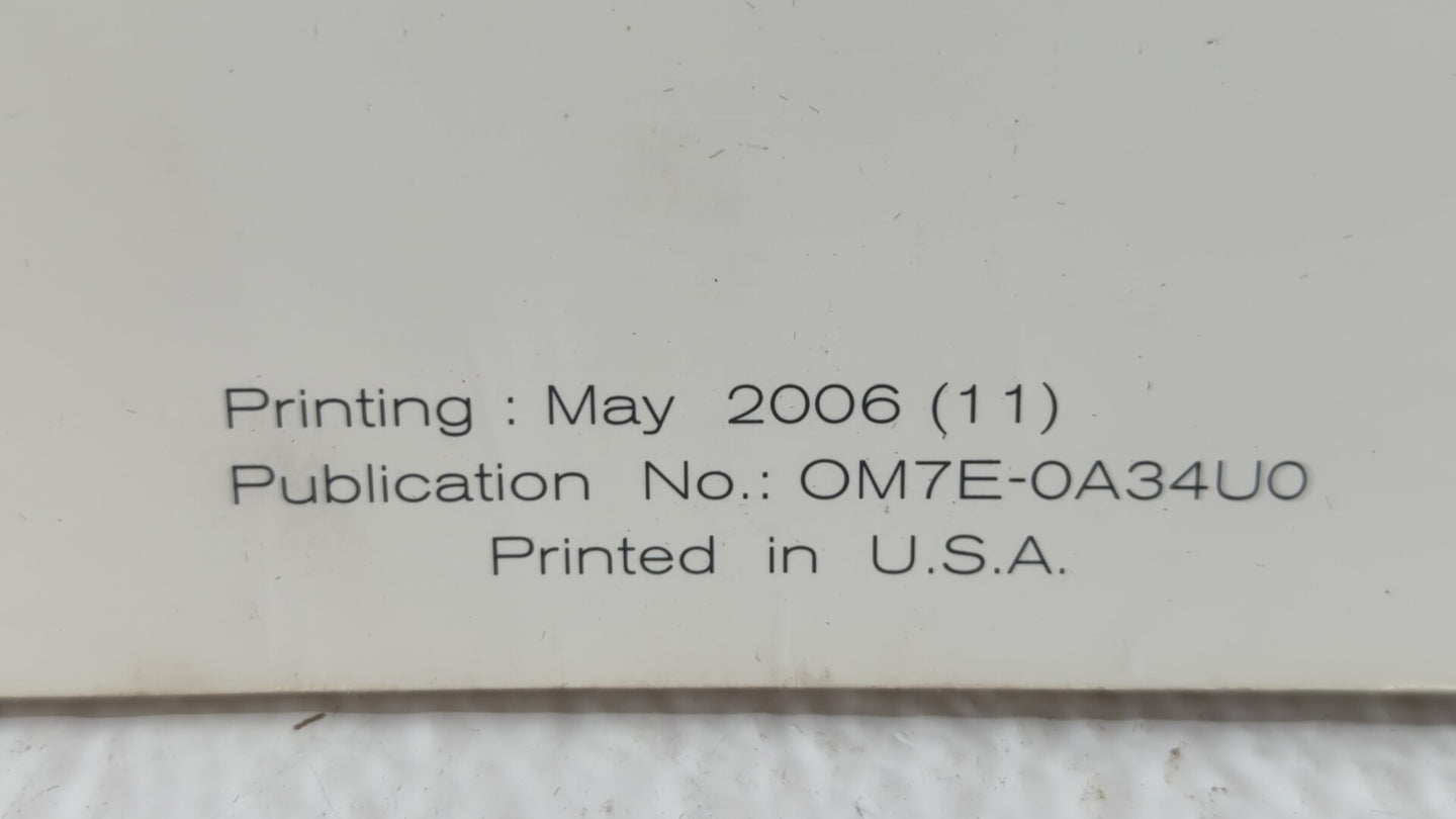 2007 Nissan Maxima Owners Manual Book Guide OEM Used Auto Parts - Oemusedautoparts1.com