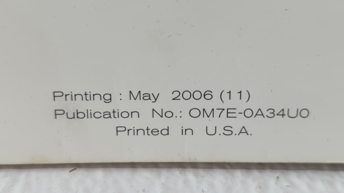 2007 Nissan Maxima Owners Manual Book Guide OEM Used Auto Parts - Oemusedautoparts1.com