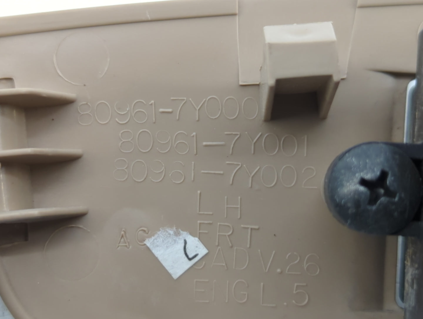 2004-2008 Nissan Maxima Master Power Window Switch Replacement Driver Side Left P/N:80961-7Y000 80960-7Y001 Fits OEM Used Au