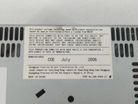 2007-2007 Nissan Maxima Am Fm Cd Player Radio Receiver - Oemusedautoparts1.com