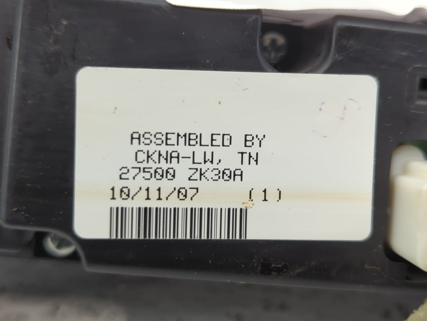 2007-2008 Nissan Maxima Climate Control Module Temperature AC/Heater Replacement P/N:96939 ZK30E 27500 ZK30A Fits Fits 2007 