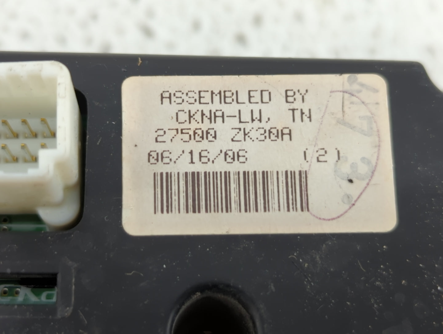 2007-2008 Nissan Maxima Climate Control Module Temperature AC/Heater Replacement P/N:27500 ZK30A Fits Fits 2007 2008 OEM Use