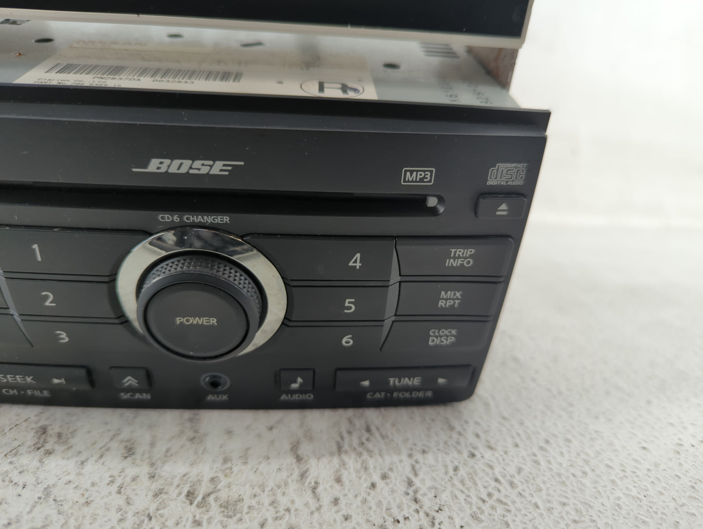 2007-2007 Nissan Maxima Am Fm Cd Player Radio Receiver - Oemusedautoparts1.com